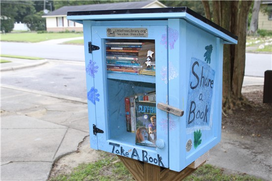 Take a Book/Share a book station at the park